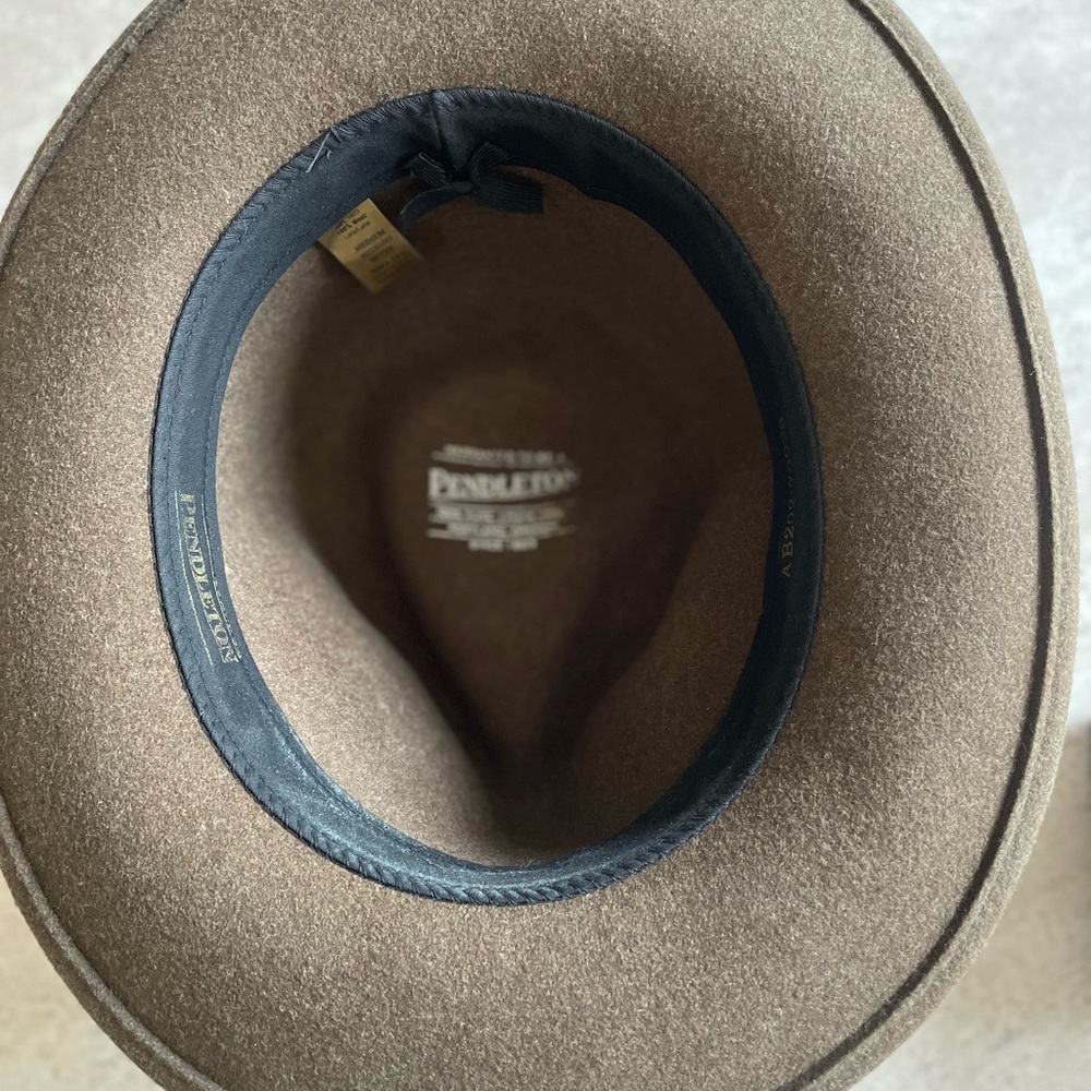 Pendleton Olive Wool Hat with Brown Band - Picture 9 of 10